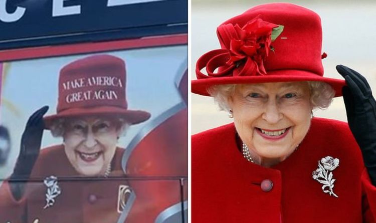 La fureur du palais de Buckingham en tant que reine exploitée à l'image de Trump trafiquée - demande de suppression