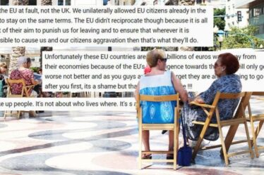 «La méchanceté de l'UE!  Les Britanniques furieux alors que les expatriés ciblés dans la rangée de la citoyenneté après le Brexit