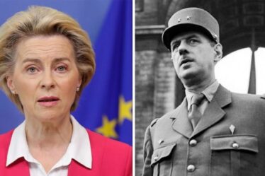 Le Brexit confirmé comme le héros français de Gaulle `` a admis qu'il n'aurait pas rejoint l'UE ''