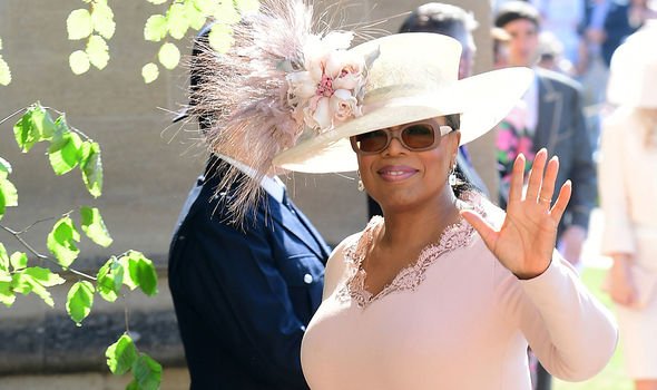 Oprah Winfrey au mariage de Meghan et Harry en 2018