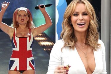 Amanda Holden, 50 ans, épate dans la robe TINY Union Jack de style Spice Girls avant l'Eurovision