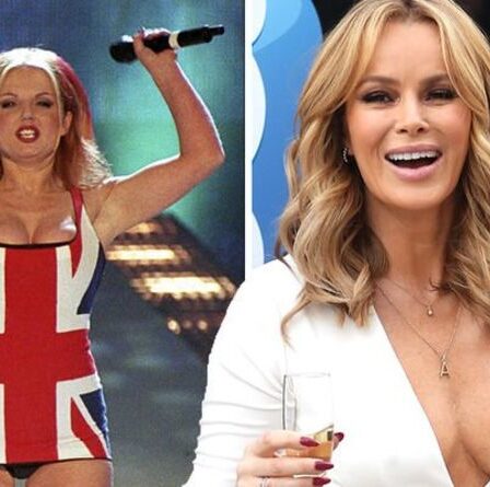 Amanda Holden, 50 ans, épate dans la robe TINY Union Jack de style Spice Girls avant l'Eurovision