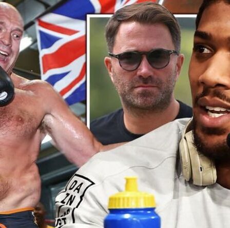Anthony Joshua vs Tyson Fury date finalement confirmée par Eddie Hearn en tant que duo pour `` aller à la guerre ''