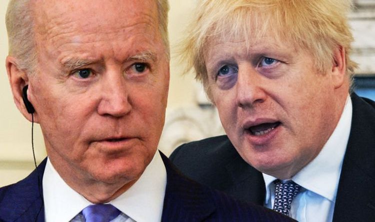 Boris Johnson a émis un avertissement alors que l'administration de Joe Biden entrait dans la dispute sur le Brexit