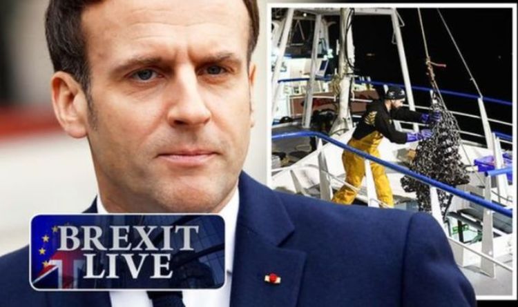 Brexit LIVE: Jersey sera le `` maître des eaux '' - Macron a reçu un coup de marteau dans le crachin de pêche
