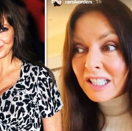 Carol Vorderman: La star du compte à rebours subit un désastre de coloration capillaire après avoir laissé la couleur trop longtemps