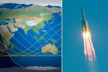 Cartographie de la zone de danger des roquettes chinoises: où la roquette chinoise pourrait-elle frapper la Terre?