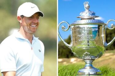 Championnat PGA: Liste complète des départs et des groupes pour le premier tour, y compris Rory McIlroy