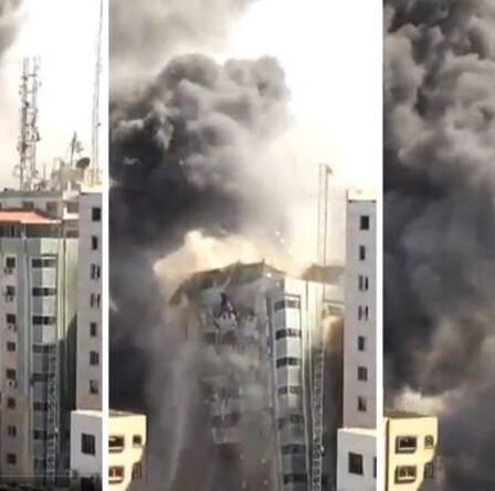 Conflit Israël-Gaza: un bâtiment abritant des médias détruit lors des frappes aériennes israéliennes