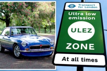 `` Criminel '': la mise au rebut des voitures classiques à cause de Londres ULEZ est une façon de `` voler les automobilistes ''