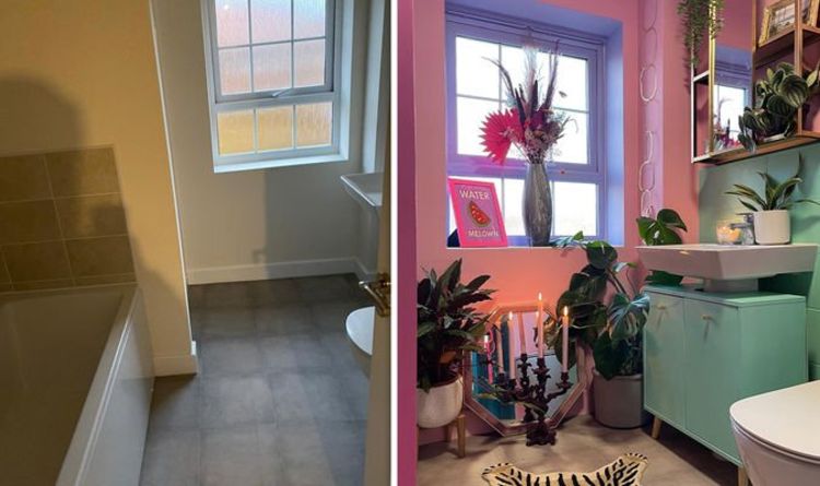 DIY: Mum-of-Two transforme la salle de bain en chambre de rêve pour 350 £ - comment recréer le look
