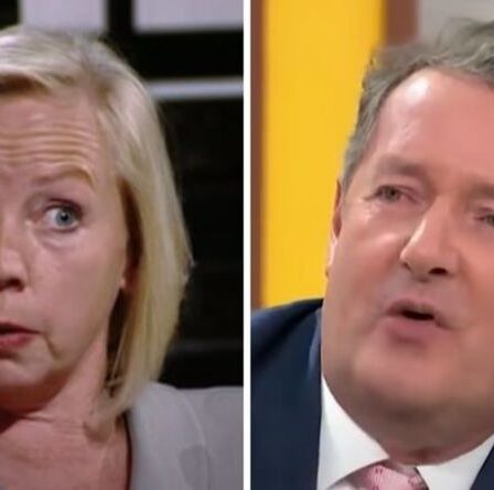 Deborah Meaden a pataugé dans le débat sur Megxit avec Piers Morgan: `` Sangsue fou de l'égo ''
