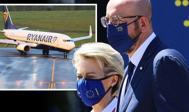 Développez une colonne vertébrale!  La fureur alors que Ryanair détourne le chaos révèle la `` faiblesse '' de Bruxelles - Les députés se mettent en bloc