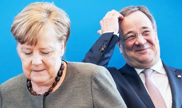 Angela Merkel Armin Laschet