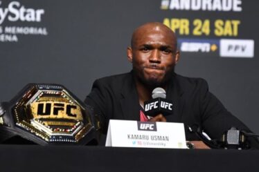 Jake Paul a envoyé un avertissement `` violent '' par la star de l'UFC Kamaru Usman au milieu du drame de Floyd Mayweather
