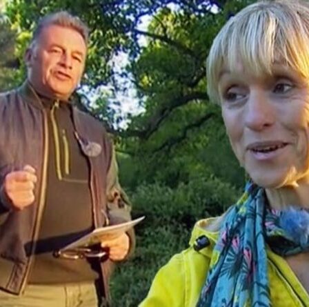 Je ne veux pas d'excuses!  Chris Packham réprimande Michaela Strachan à propos du défi Springwatch