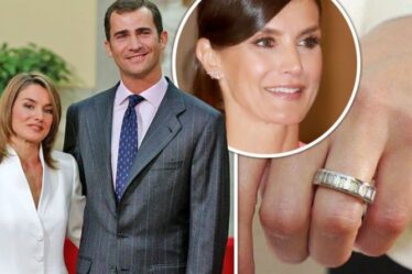 La reine Letizia a une `` superbe '' bague de fiançailles en diamant de Felipe - mais elle ne la porte jamais