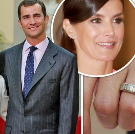 La reine Letizia a une `` superbe '' bague de fiançailles en diamant de Felipe - mais elle ne la porte jamais
