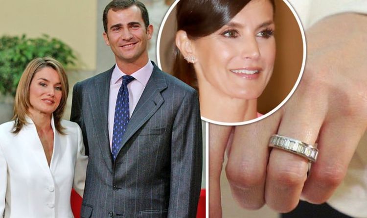 La reine Letizia a une `` superbe '' bague de fiançailles en diamant de Felipe - mais elle ne la porte jamais