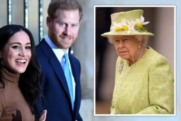 La reine a averti: la rangée de titres de Meghan et Harry pourrait `` donner aux anti-monarchistes une chance de fléchir les muscles ''