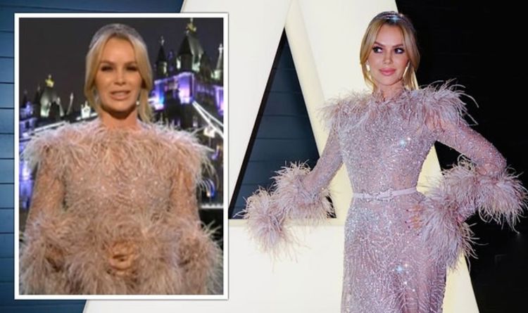 L'apparence d'Amanda Holden laisse les fans de l'Eurovision 2021 perplexes: `` Que portez-vous? ''