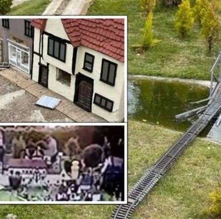 Le cœur brisé alors que des Yobs détruisent un village modèle balnéaire dans la `` pire vague de vandalisme ''