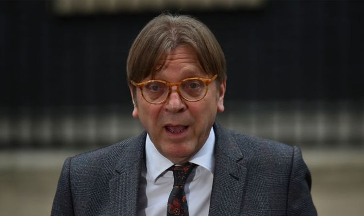 Le discours furieux de Guy Verhofstadt à propos du Brexit alors qu'il mettait en garde `` Le Royaume-Uni maintenant nos adversaires ''