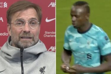 Le patron de Liverpool, Jurgen Klopp, prévoit que Sadio Mane parle du snob de Man Utd - `` Ce sera réglé ''