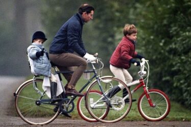 Le prince Harry a fait du vélo avec son père - Les photos d'archives provoquent la réaction des fans royaux