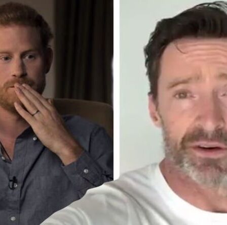 Le prince Harry `` inspirant '' félicité par Hugh Jackman pour sa série `` qui change la vie '' avec Oprah
