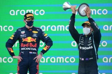Lewis Hamilton forme `` de mauvais augure '' pour Max Verstappen alors que la préoccupation de Sergio Perez Red Bull est soulevée