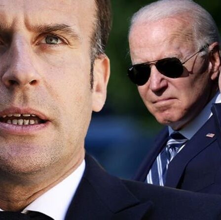 Macron a honte alors que Biden gifle l'initiative de paix de la France à Gaza `` Cela n'aidera pas ''