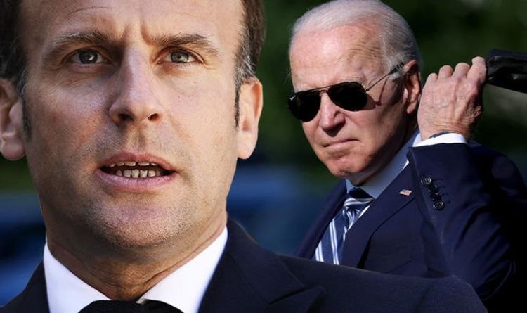 Macron a honte alors que Biden gifle l'initiative de paix de la France à Gaza `` Cela n'aidera pas ''