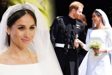 Meghan Markle `` confiante '' tandis que Harry `` anxieux '' le jour du mariage: `` Contrairement à la famille royale avant ''