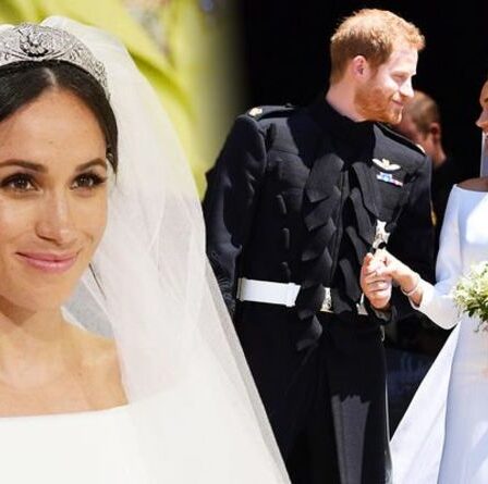 Meghan Markle `` confiante '' tandis que Harry `` anxieux '' le jour du mariage: `` Contrairement à la famille royale avant ''