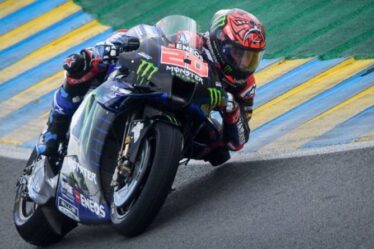 MotoGP: Fabio Quartararo prend la pole position à domicile au Grand Prix de France