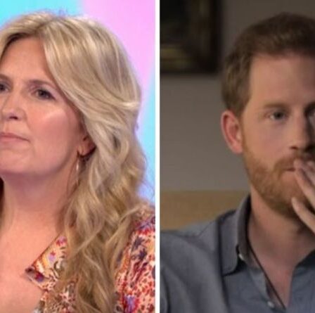 Penny Lancaster, l'épouse de Rod Stewart, `` perd le respect '' pour le prince Harry