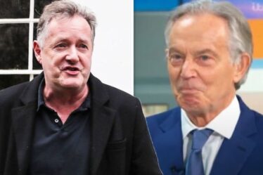 Piers Morgan en colère contre Tony Blair pour `` s'incliner pour réveiller la foule '' dans une interview `` humiliante '' de GMB