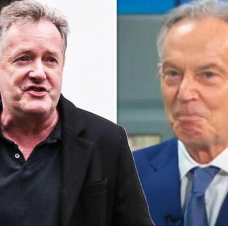 Piers Morgan en colère contre Tony Blair pour `` s'incliner pour réveiller la foule '' dans une interview `` humiliante '' de GMB