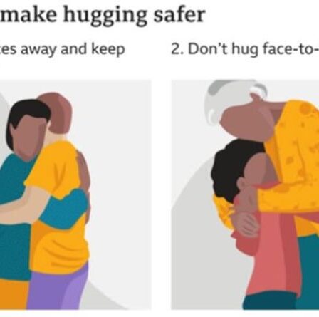 Qu'est-il arrivé au bon sens?!  La BBC attaquée après un guide `` effrayant et étrange '' sur les étreintes