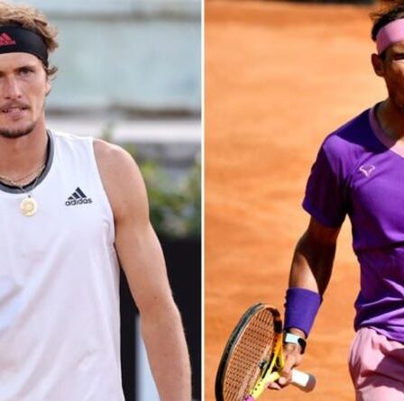 Rafael Nadal a envoyé un message par Alexander Zverev alors que l'Espagnol tente de se venger de l'Open d'Italie