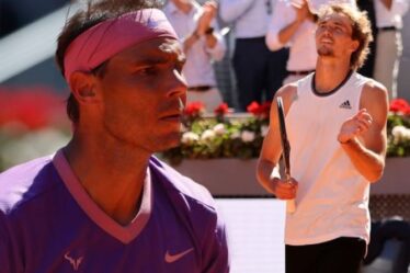 Rafael Nadal furieux contre le `` désastre '' de l'Open de Madrid après avoir écrasé la défaite d'Alexander Zverev