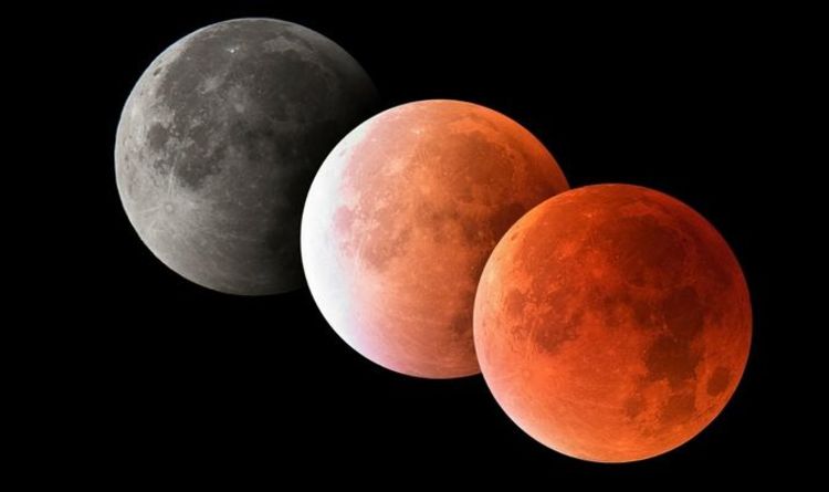 Super Flower Moon 2021 MAPPED: Quel est le meilleur endroit pour voir l'éclipse de Blood Moon?