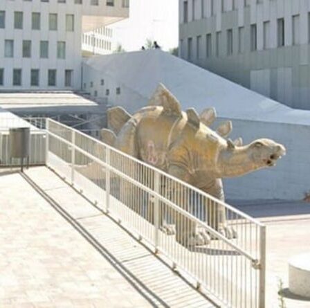 Un homme retrouvé mort dans la jambe d'un dinosaure après être monté pour récupérer son téléphone