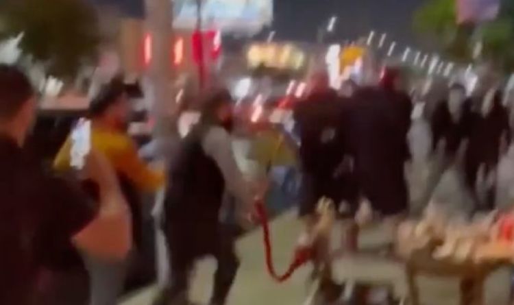 Violence à Los Angeles alors que des foules palestiniennes attaquent des juifs dans la rue au milieu des tensions au Moyen-Orient