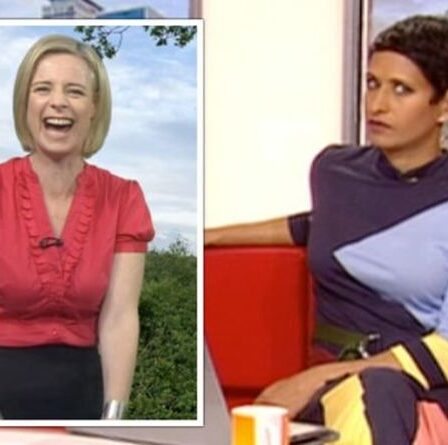 'Vraiment?!'  Naga Munchetty désespère au présentateur météo du petit-déjeuner de la BBC à cause de Charlie Swipe