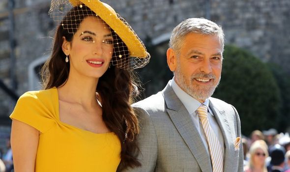 George Clooney et Amal Clooney au mariage de Meghan et Harry