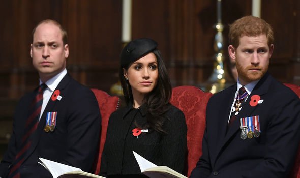 Prince William, Meghan Markle et Prince Harry