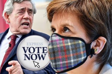 Nicola Sturgeon SONDAGE : FM devrait-il abandonner son plaidoyer pour l'indépendance après l'avertissement de Gordon Brown ?