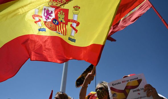 Manifestants Espagne